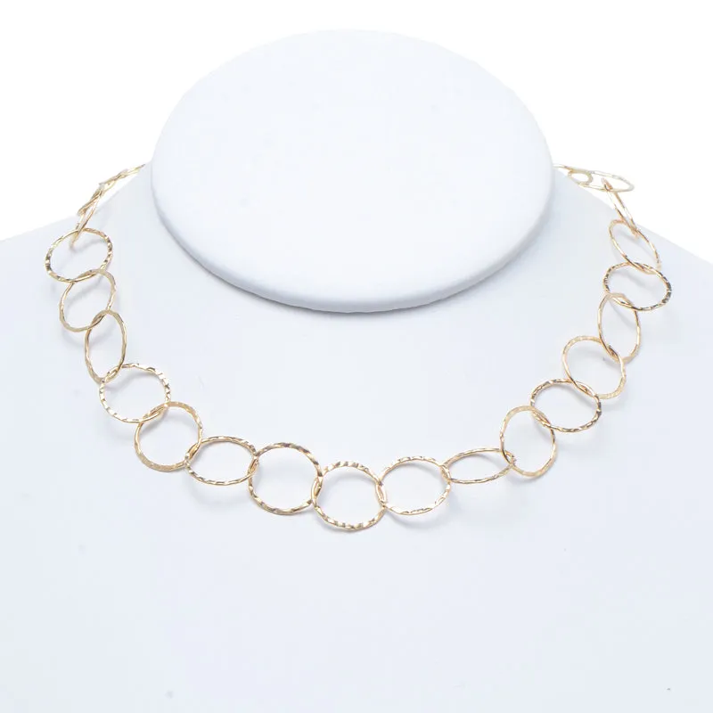 14k Gold Filled 13mm Circle Chain