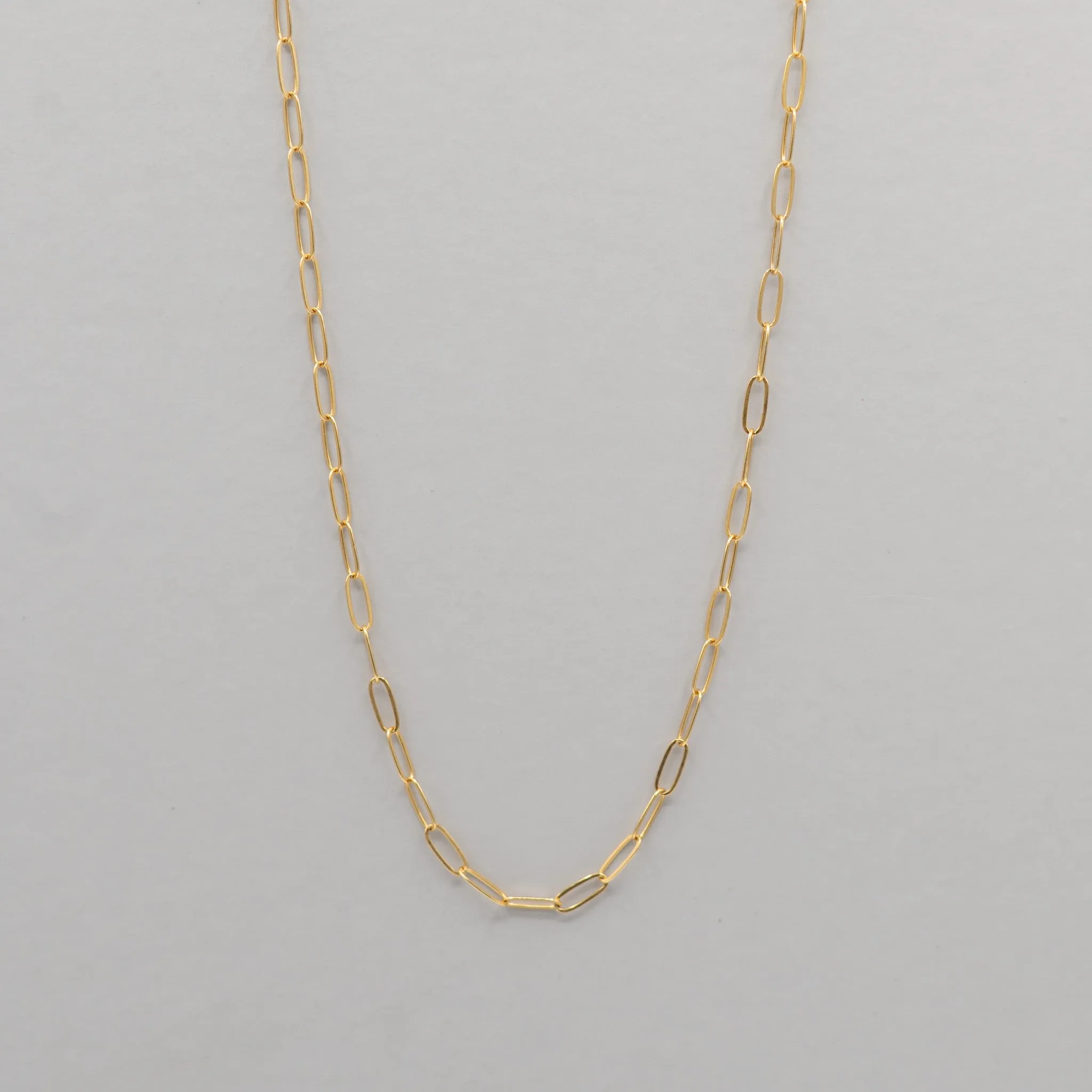 14k Gold Filled Medium Paper Clip Layering Chain