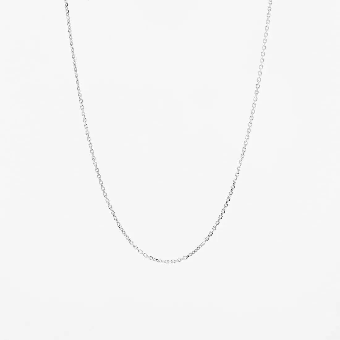18k Gold Adjustable Chain Necklace (White/Rose/Yellow Gold)