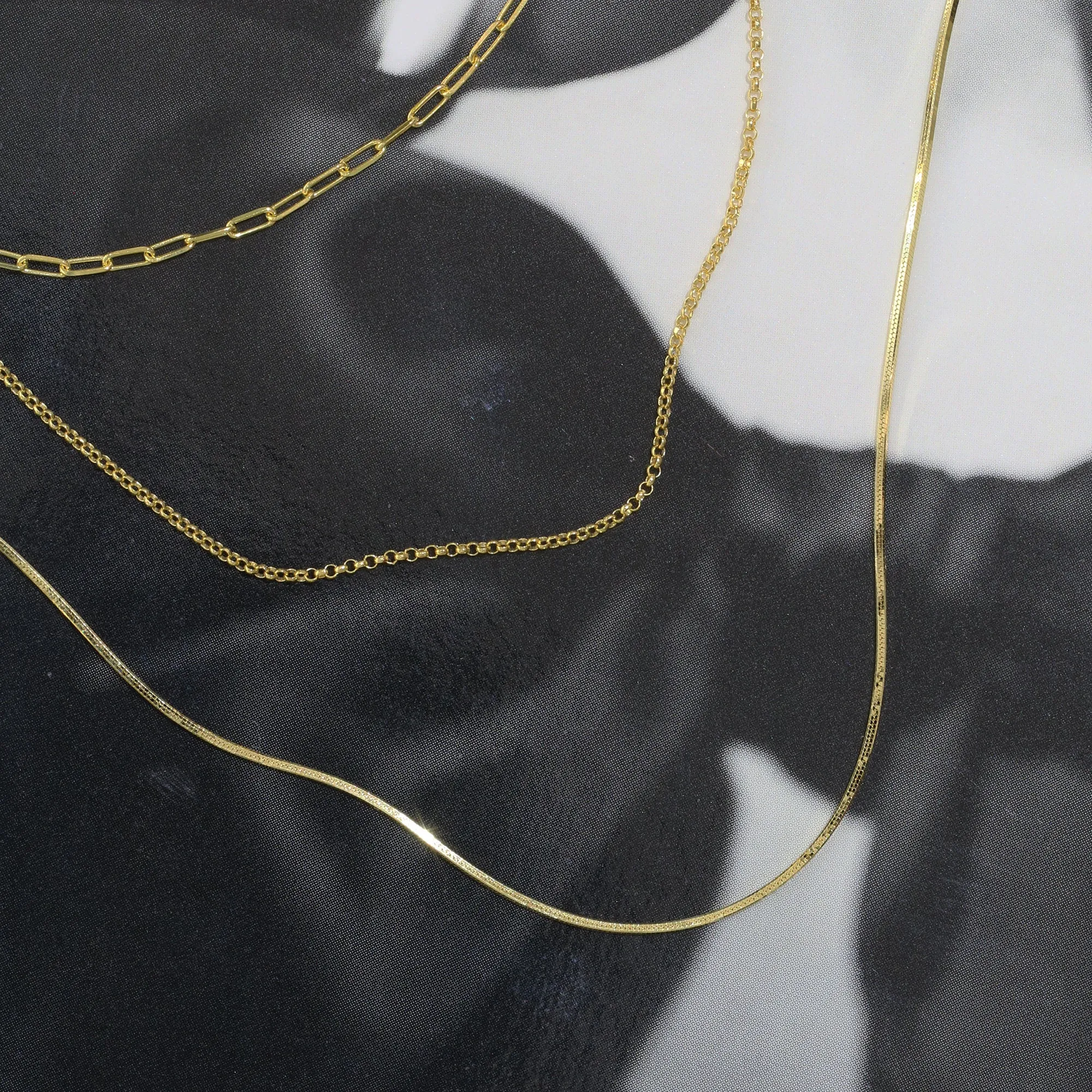18k Yellow Gold Round Chain Necklace