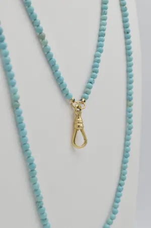 24" Turquoise Beads