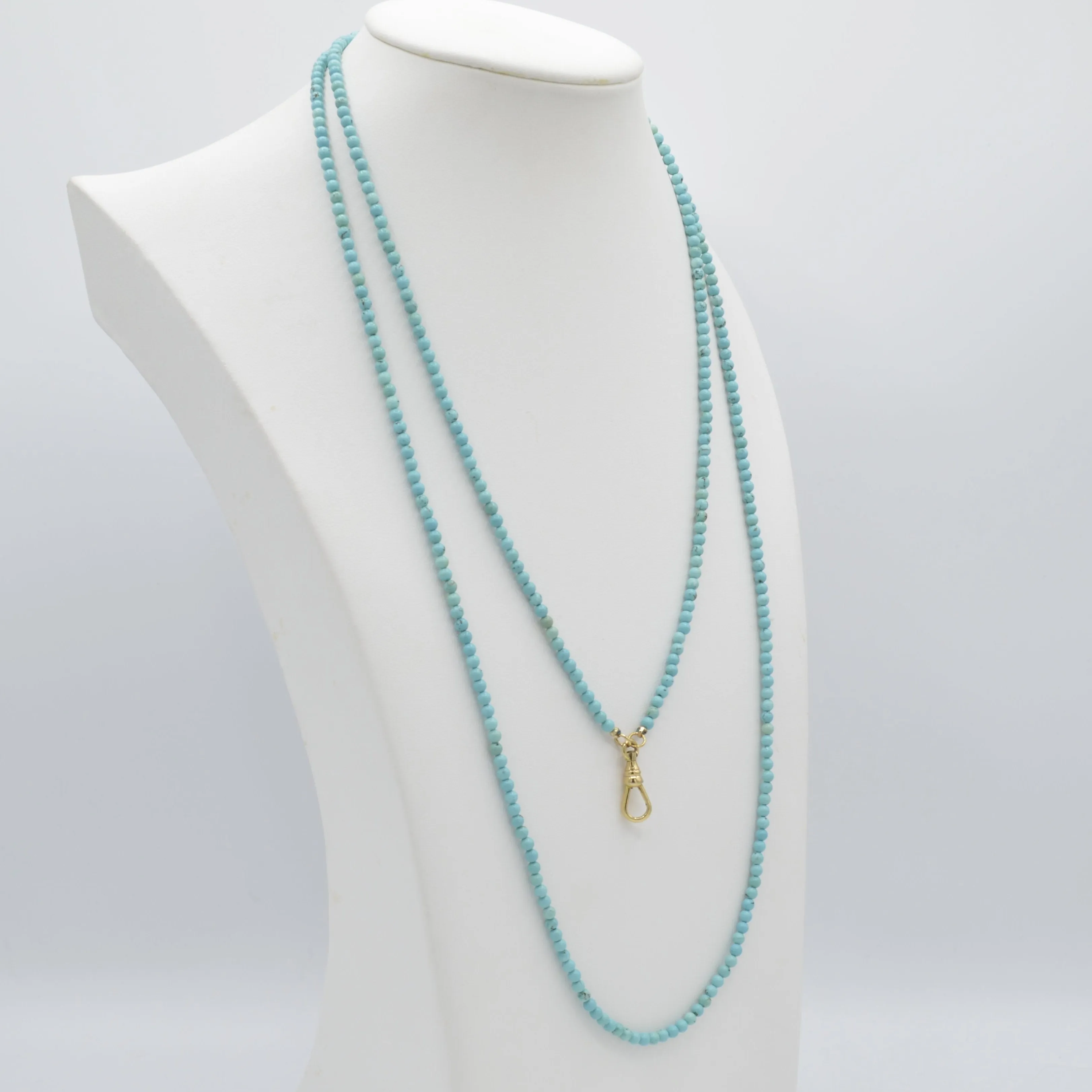 24" Turquoise Beads