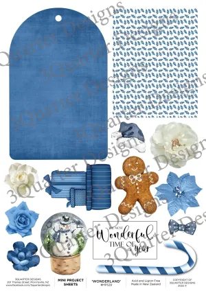 3Quarter Designs - Mini Project Sheet - Christmas Wonderland