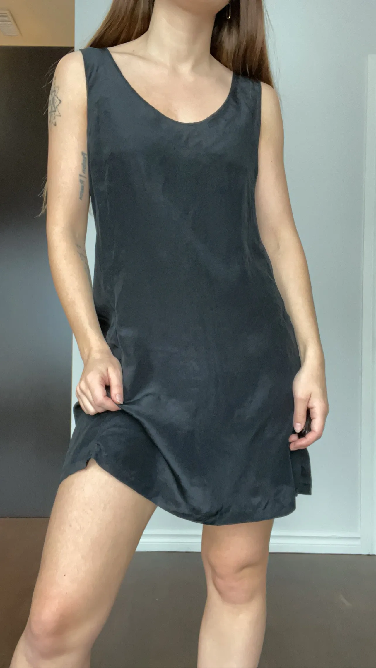 60s Silk Slip Dress - S/M
