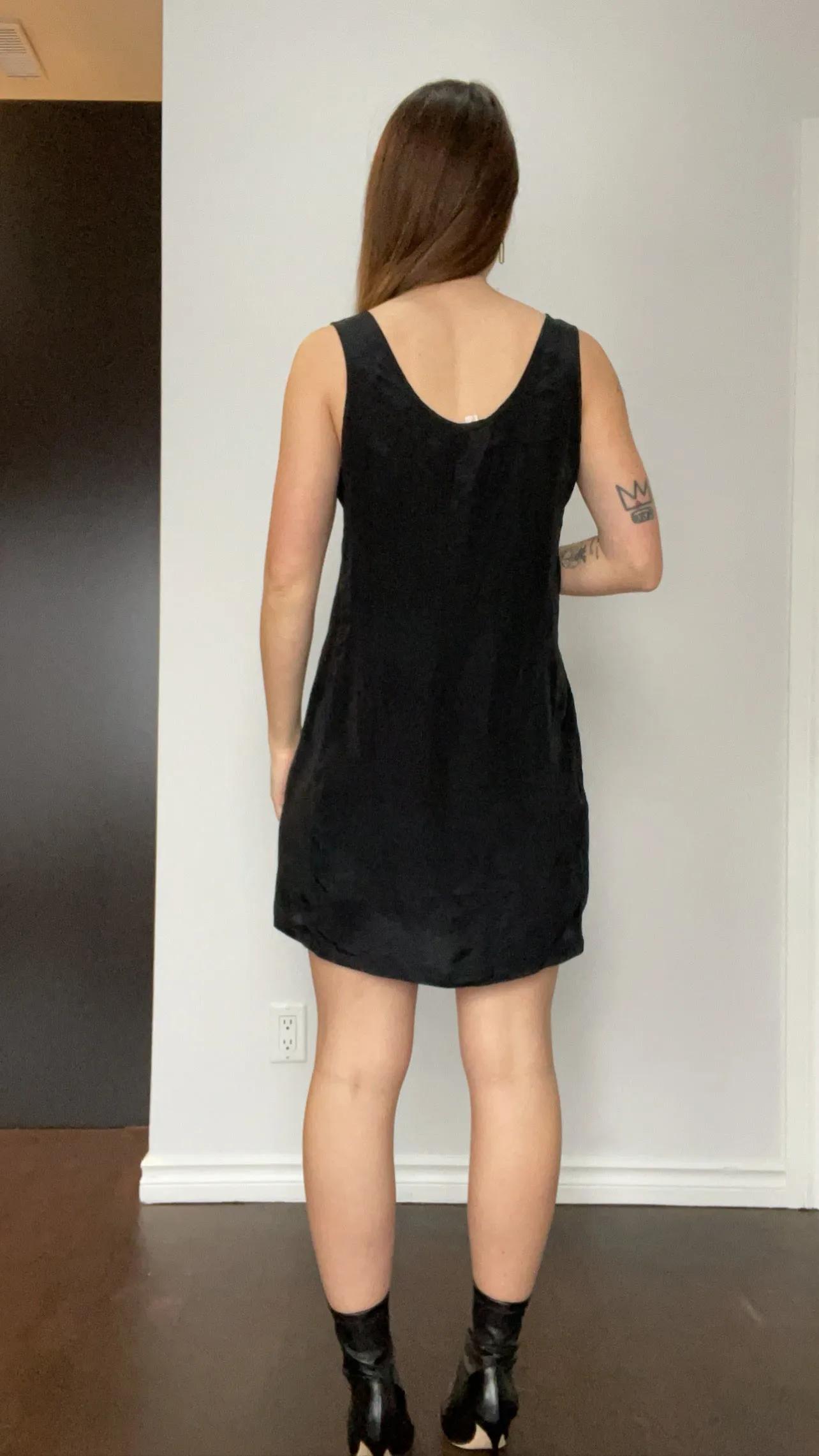 60s Silk Slip Dress - S/M