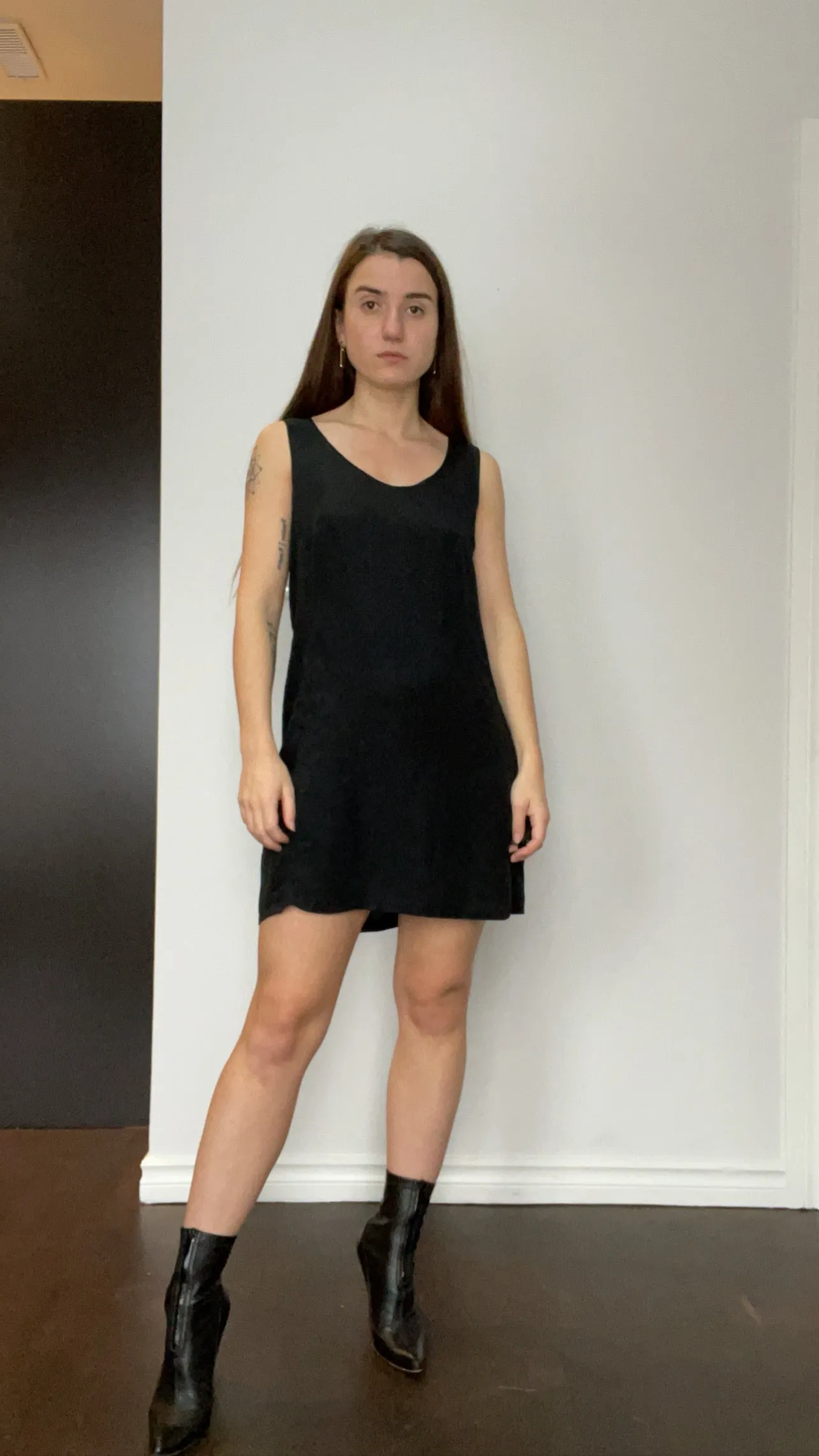 60s Silk Slip Dress - S/M