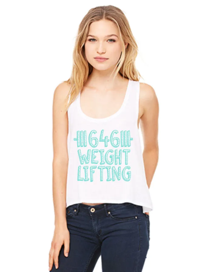 646 Boxy Flowy Crop Tank