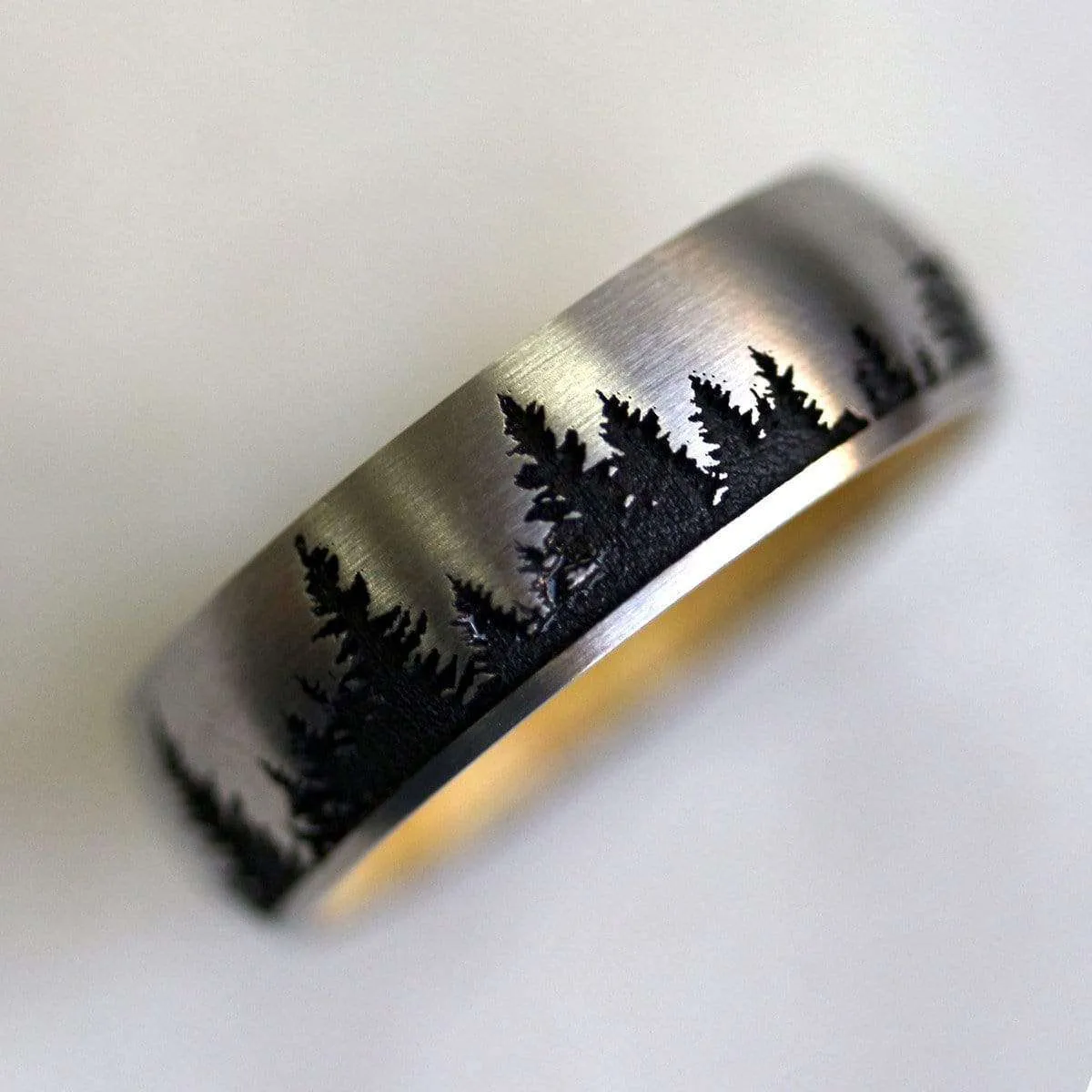 7mm Snowy Pines in Cobalt Chrome