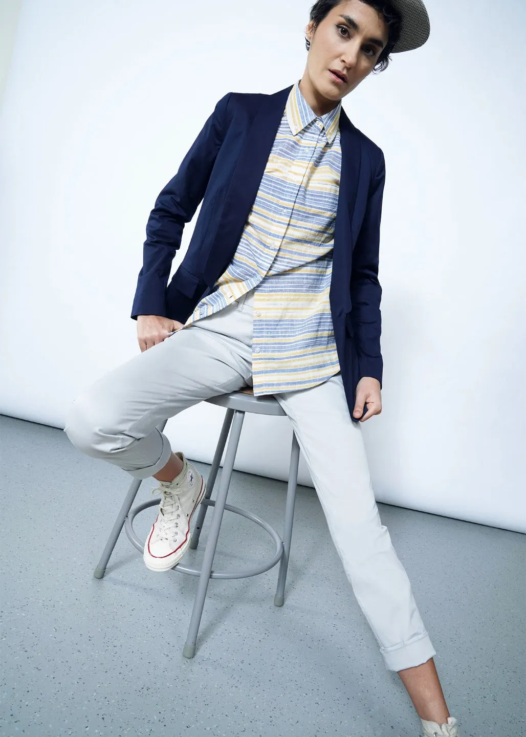Ace Trouser Grey in Light Grey