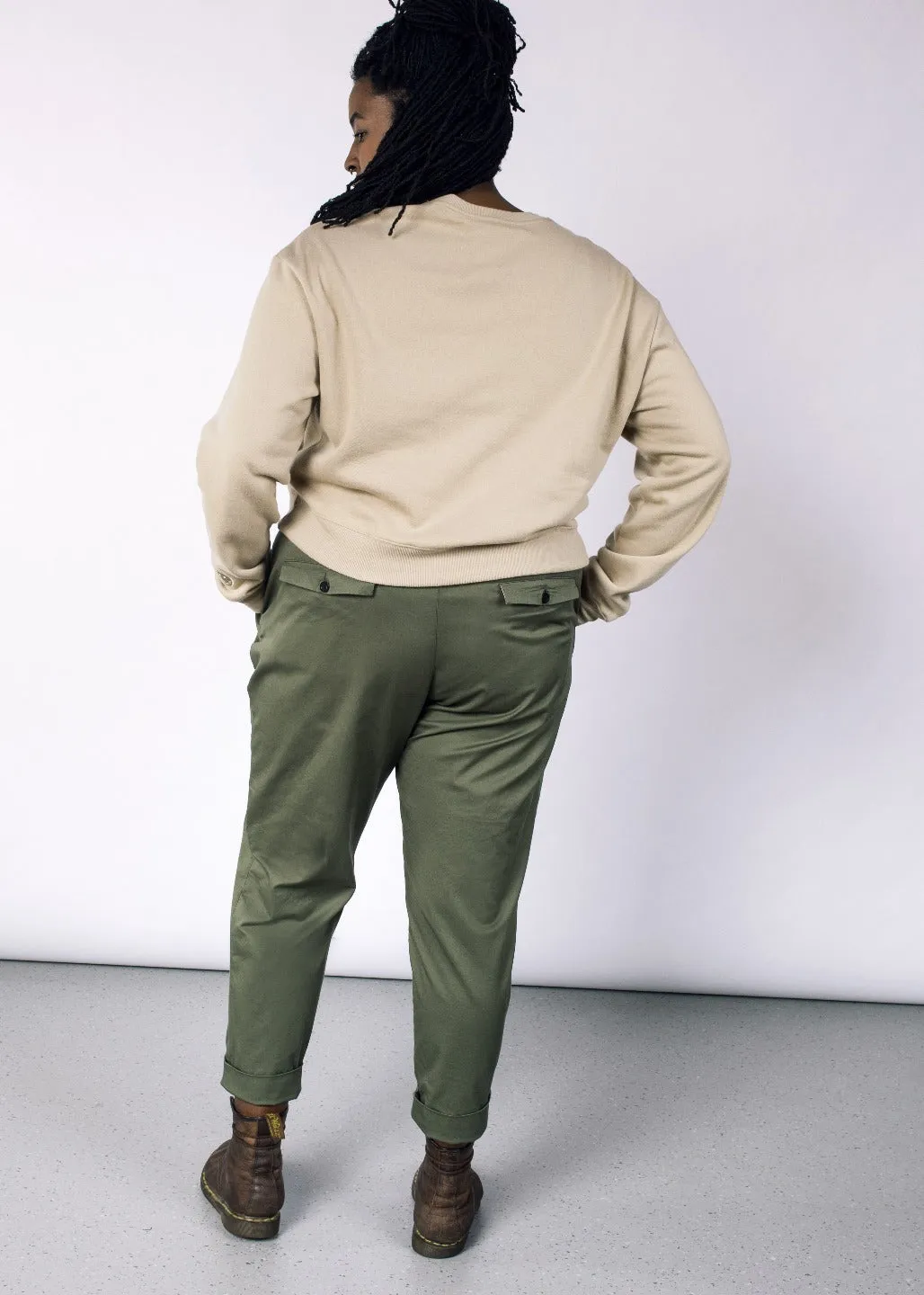 Ace Trouser in Olive