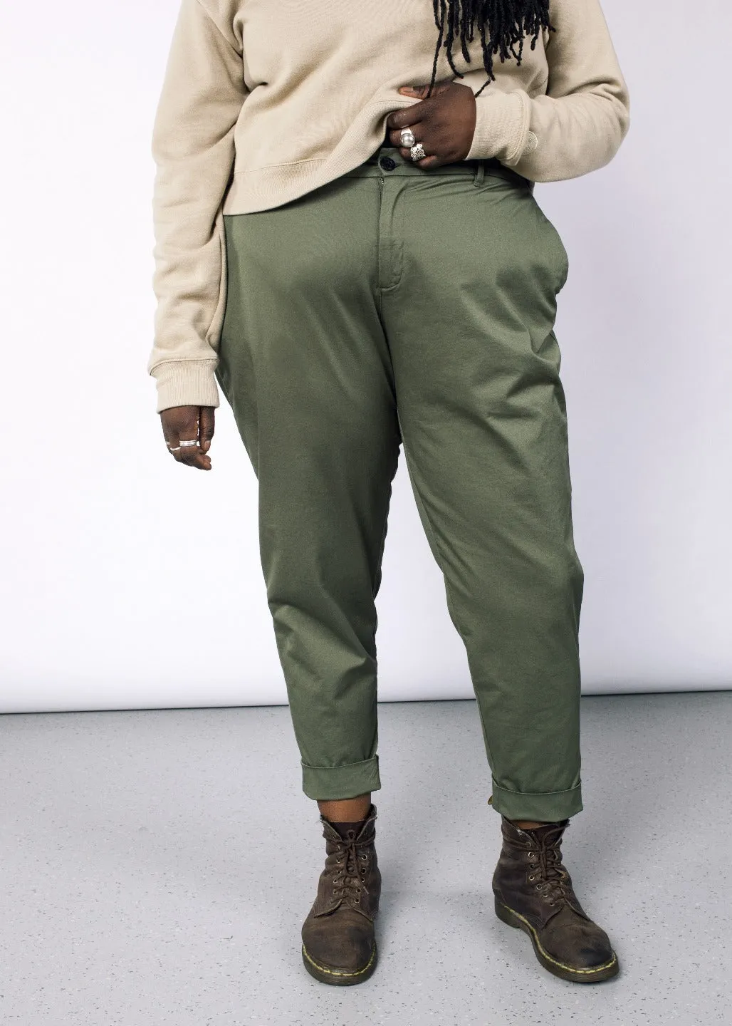 Ace Trouser in Olive