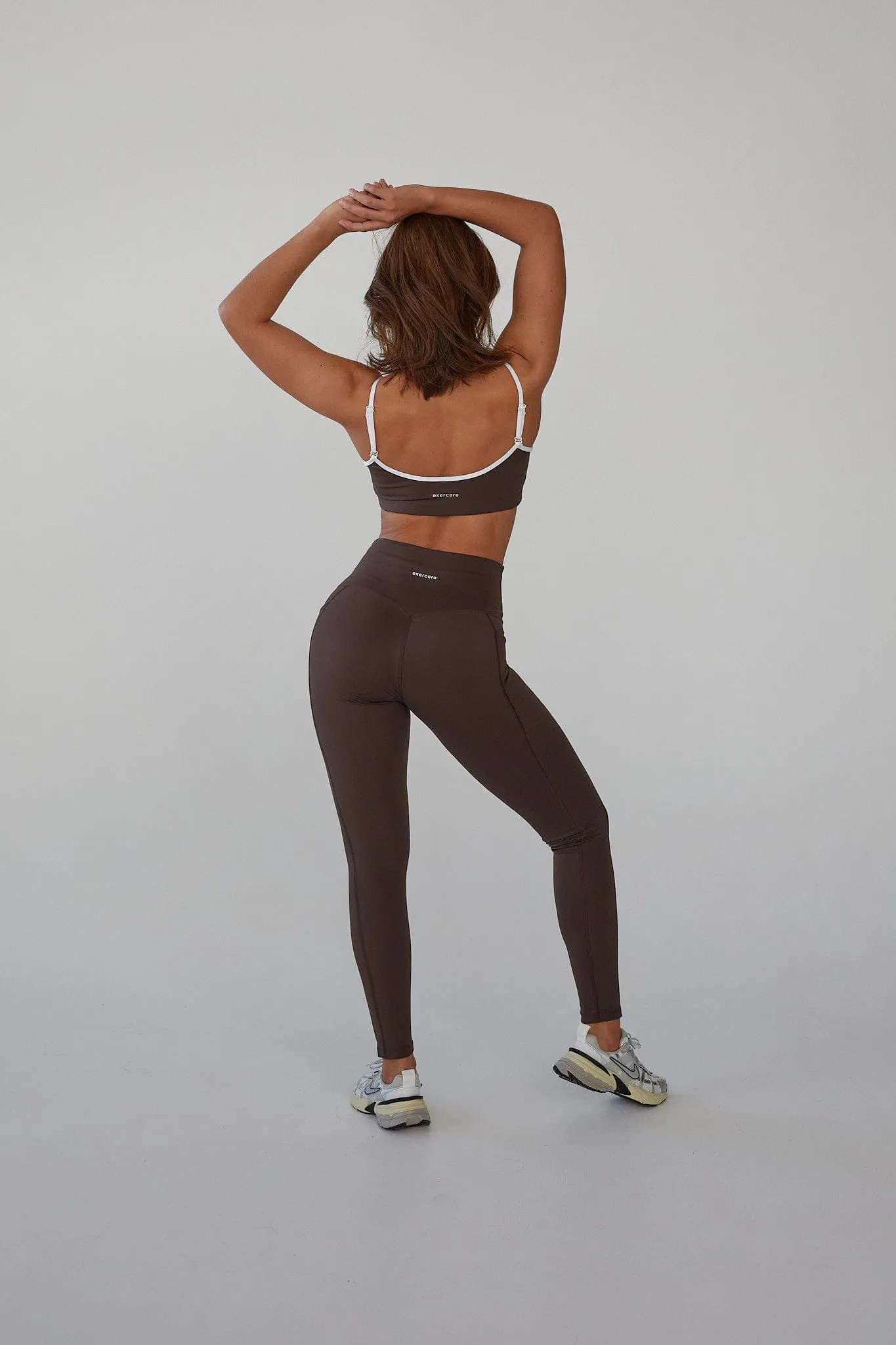 Active Pocket Tights - Pecan Brown
