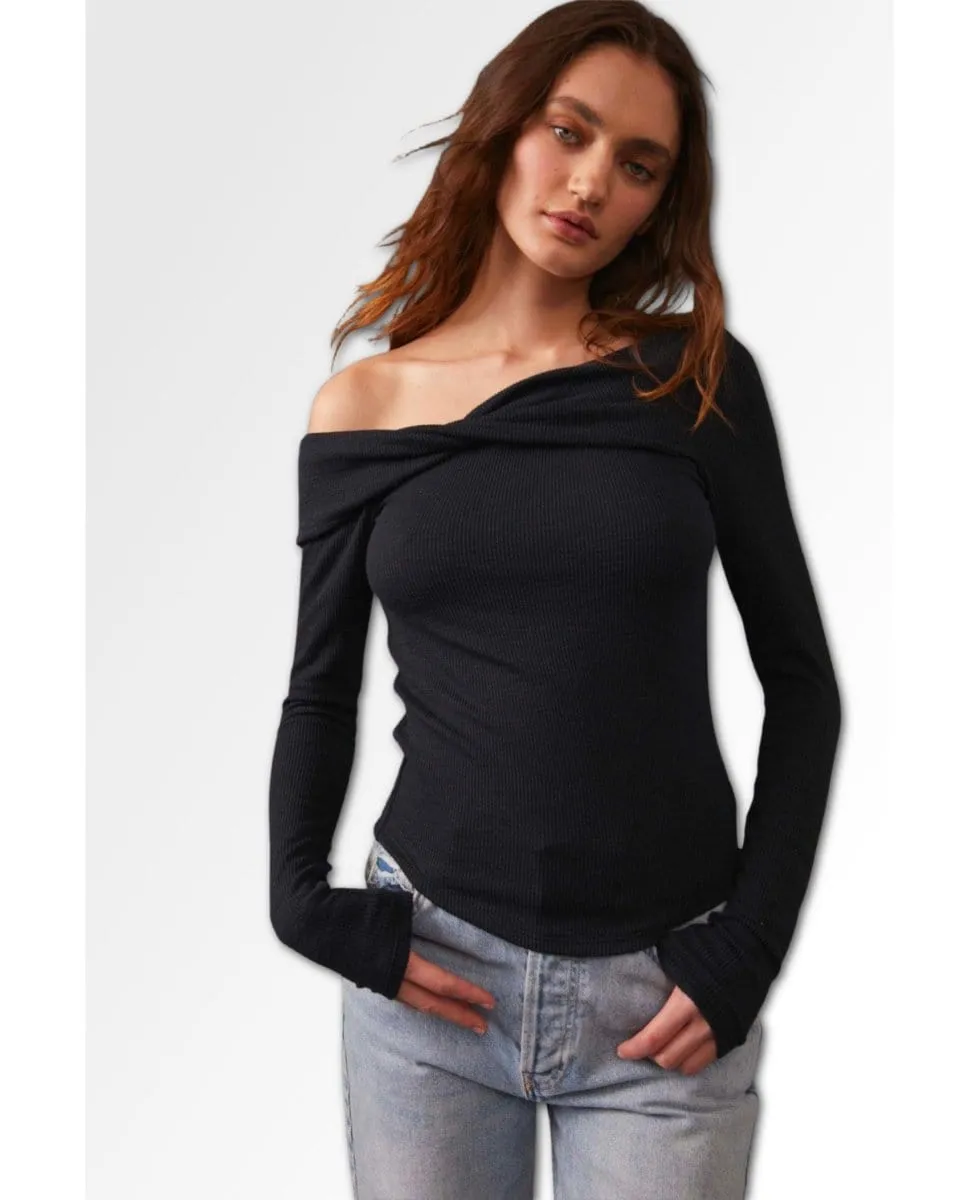 Addie Layering Top Black