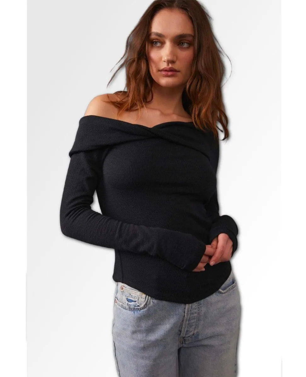 Addie Layering Top Black