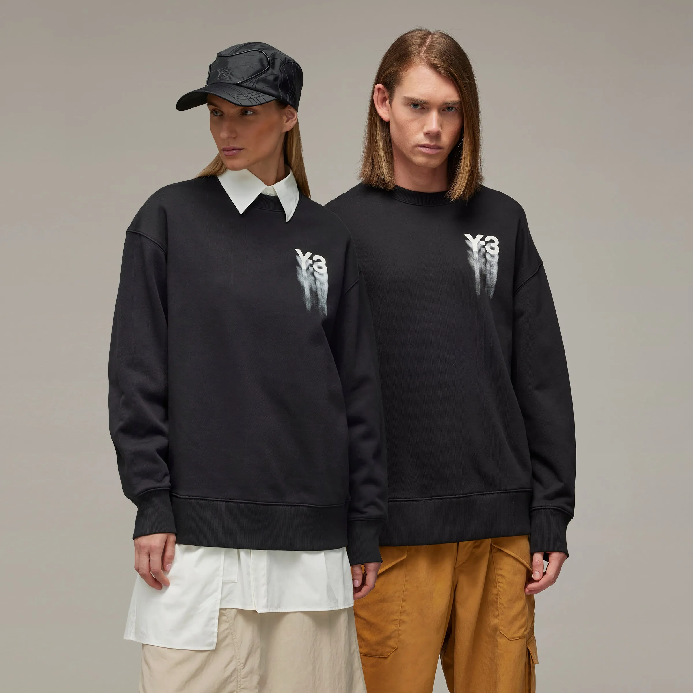 ADIDAS Y-3 Graphic Crew Black