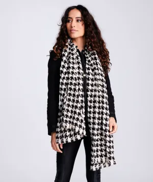 Aisha Scarf - Black/White