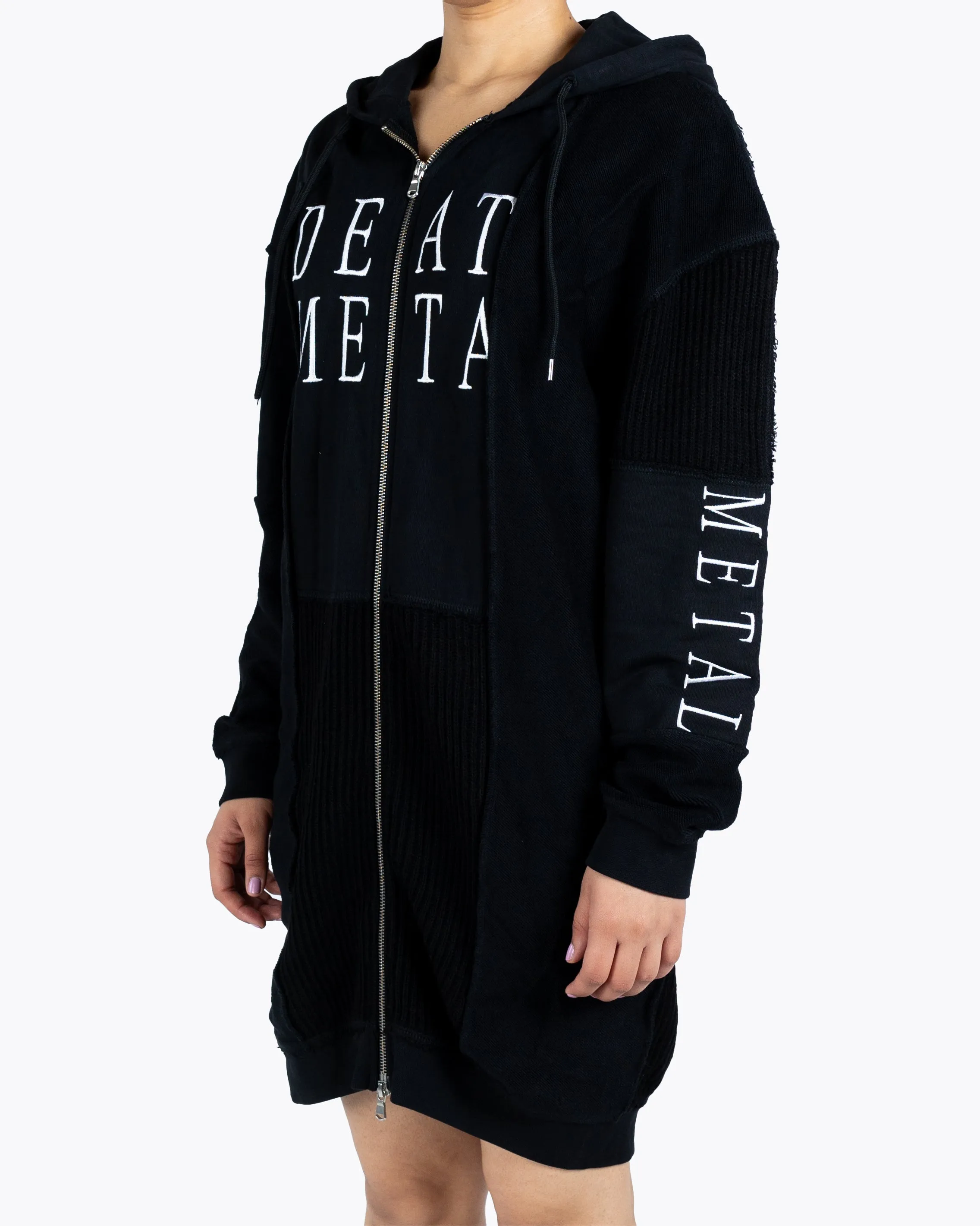 Alexander Mcqueen Death Metal Zip-up Hoodie