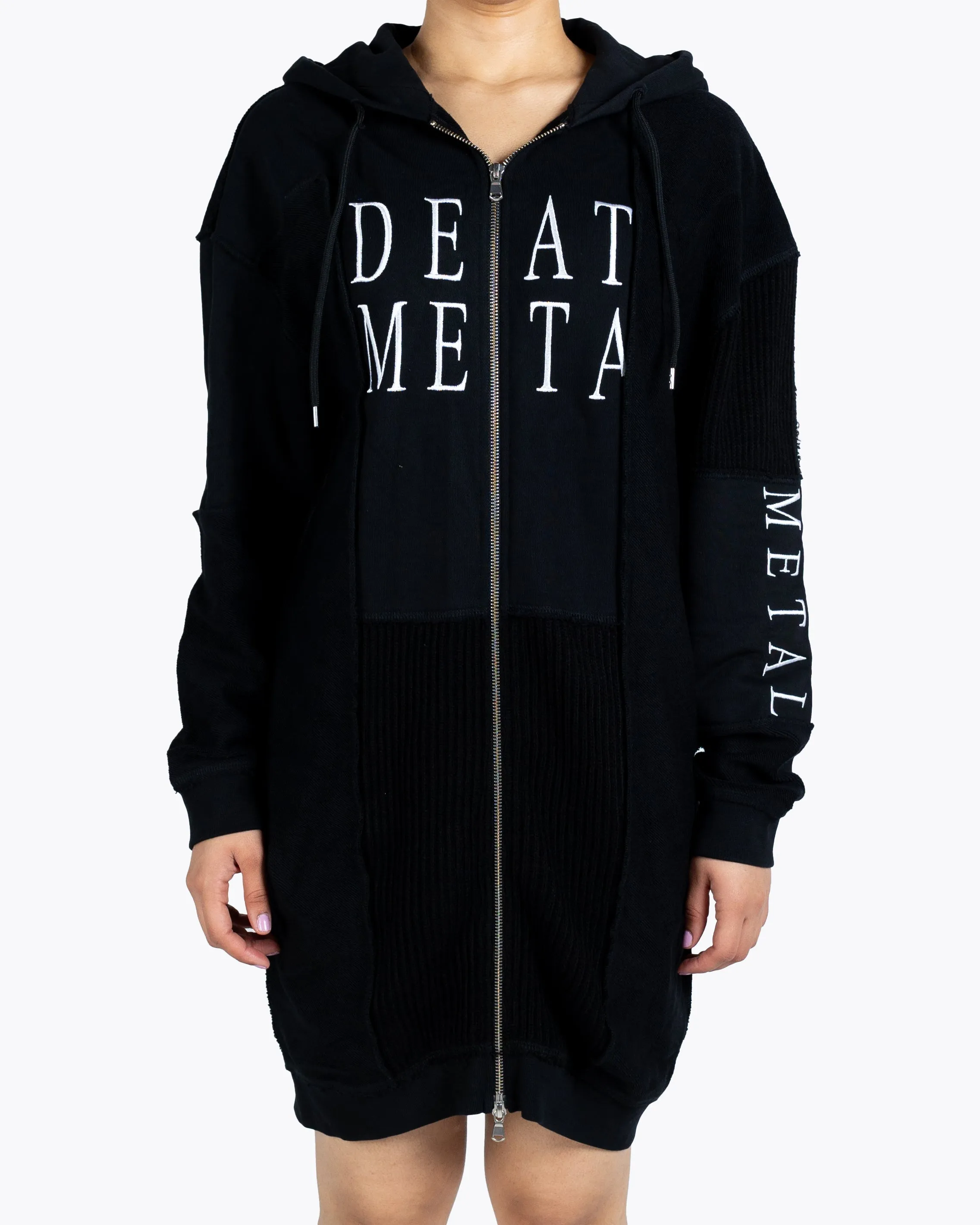 Alexander Mcqueen Death Metal Zip-up Hoodie