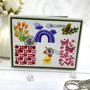 All Occasions Postage Collage Stencils
