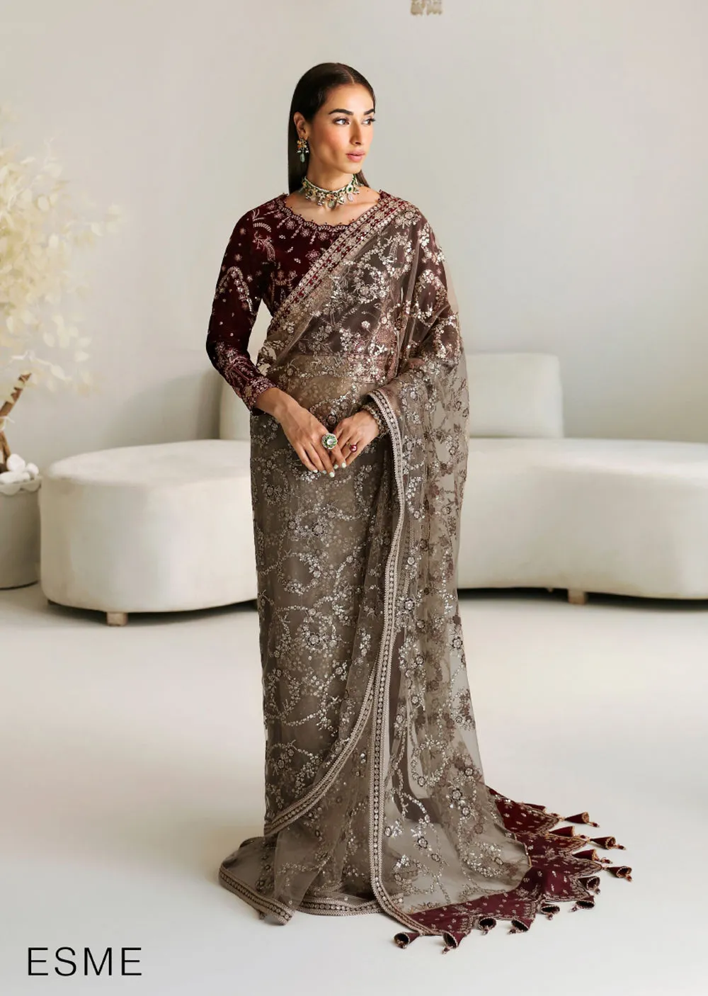 ALR-03 - Esme - Unstitched - LA RUHE Festive Collection 2024
