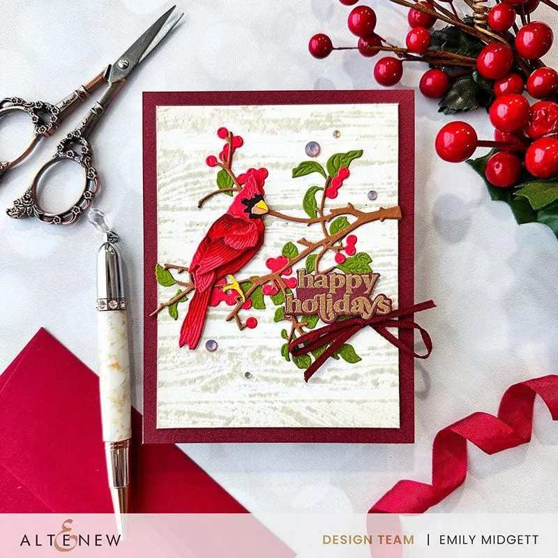 Altenew - Dies - Cardinal Love Layering