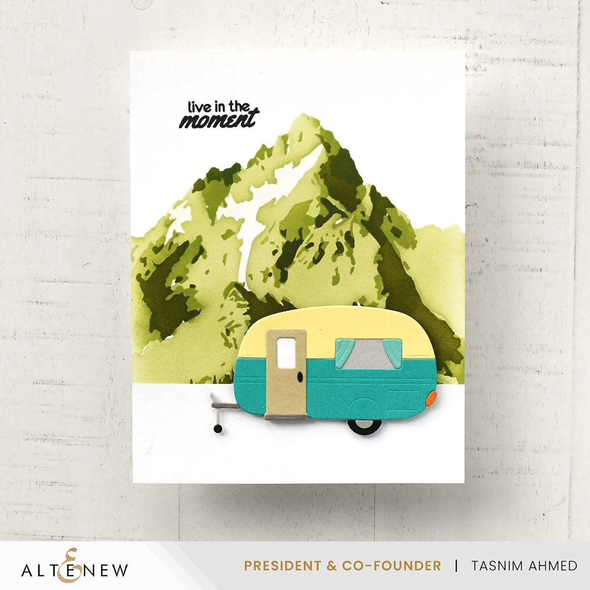 Altenew - Dies - Cute Camper Layering