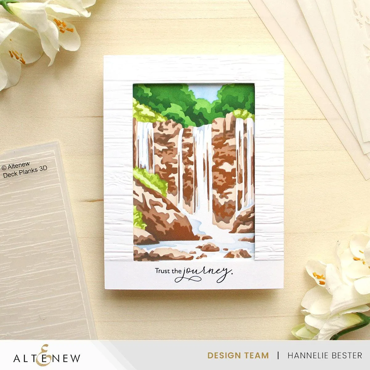 Altenew - Stencils - Waterfall Scene Layering