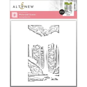 Altenew - Stencils - Waterfall Scene Layering