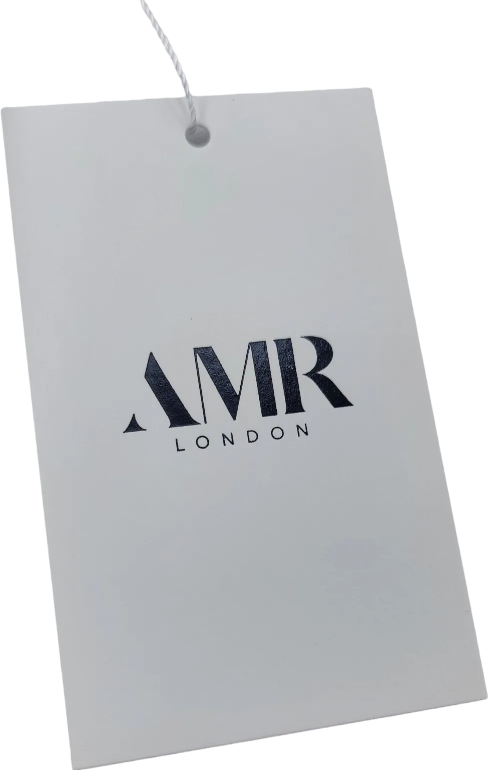 AMR London White Cowl Neck Long Sleeve Top UK M