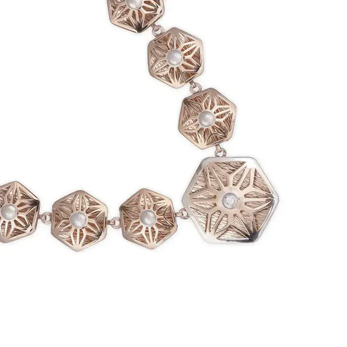 Angelic Rose Gold Necklace Set