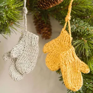 Aunt Lydia's Knit Mitten Ornaments