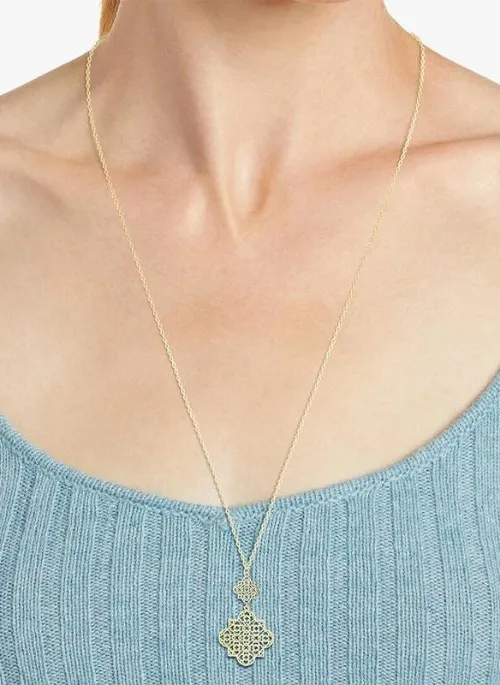 Ava Rose -Filigree Gold Necklace