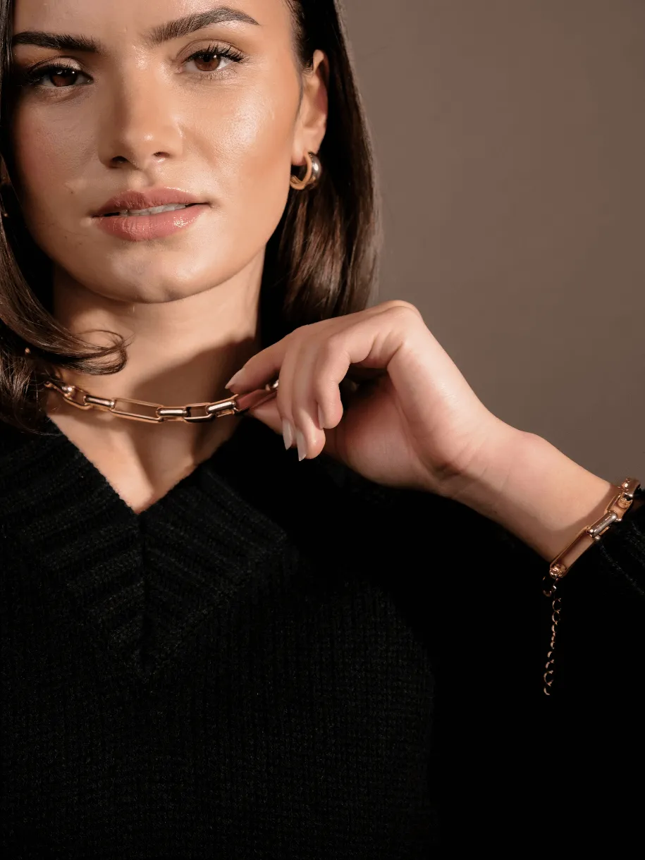 Avery Block Necklace