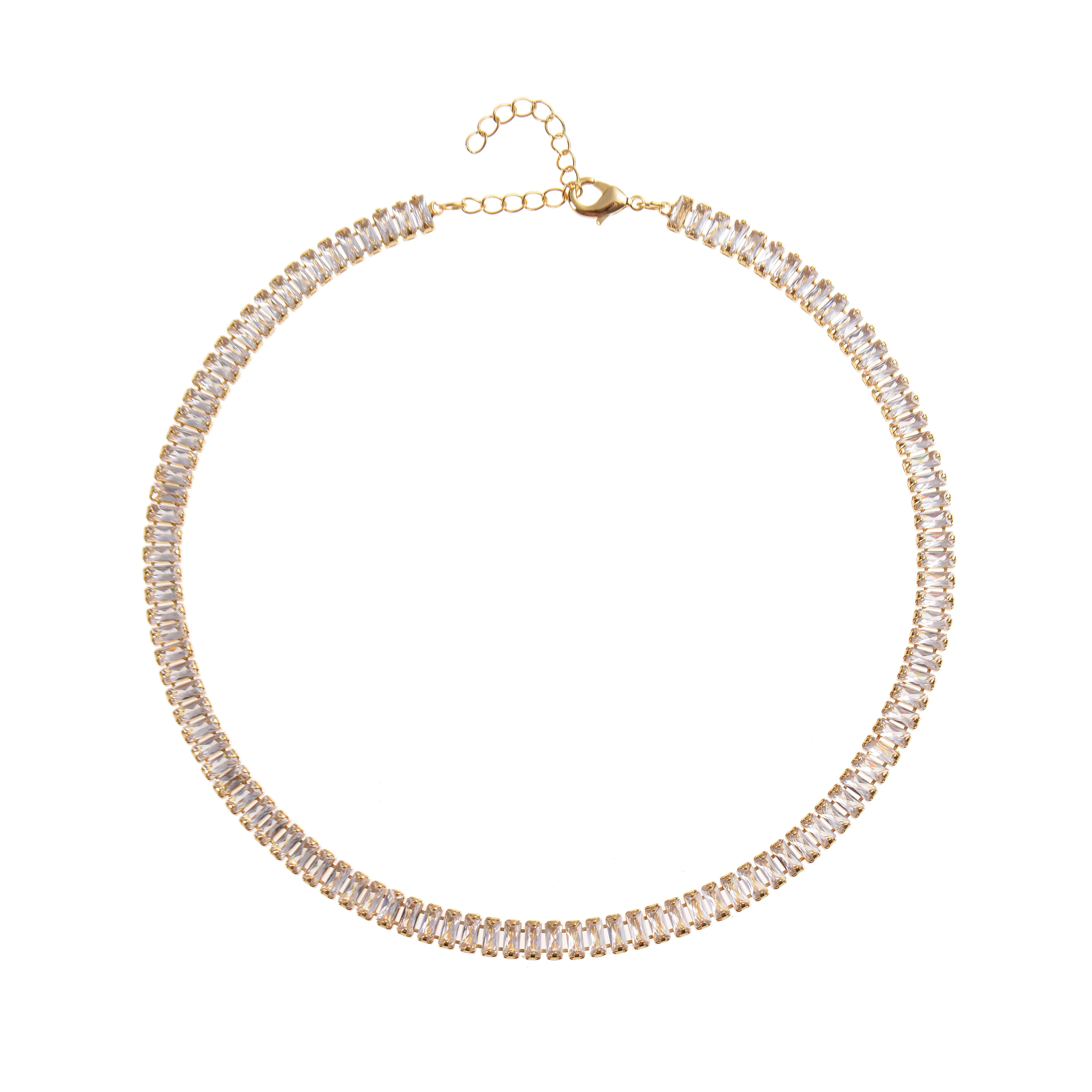 Baguette Necklace