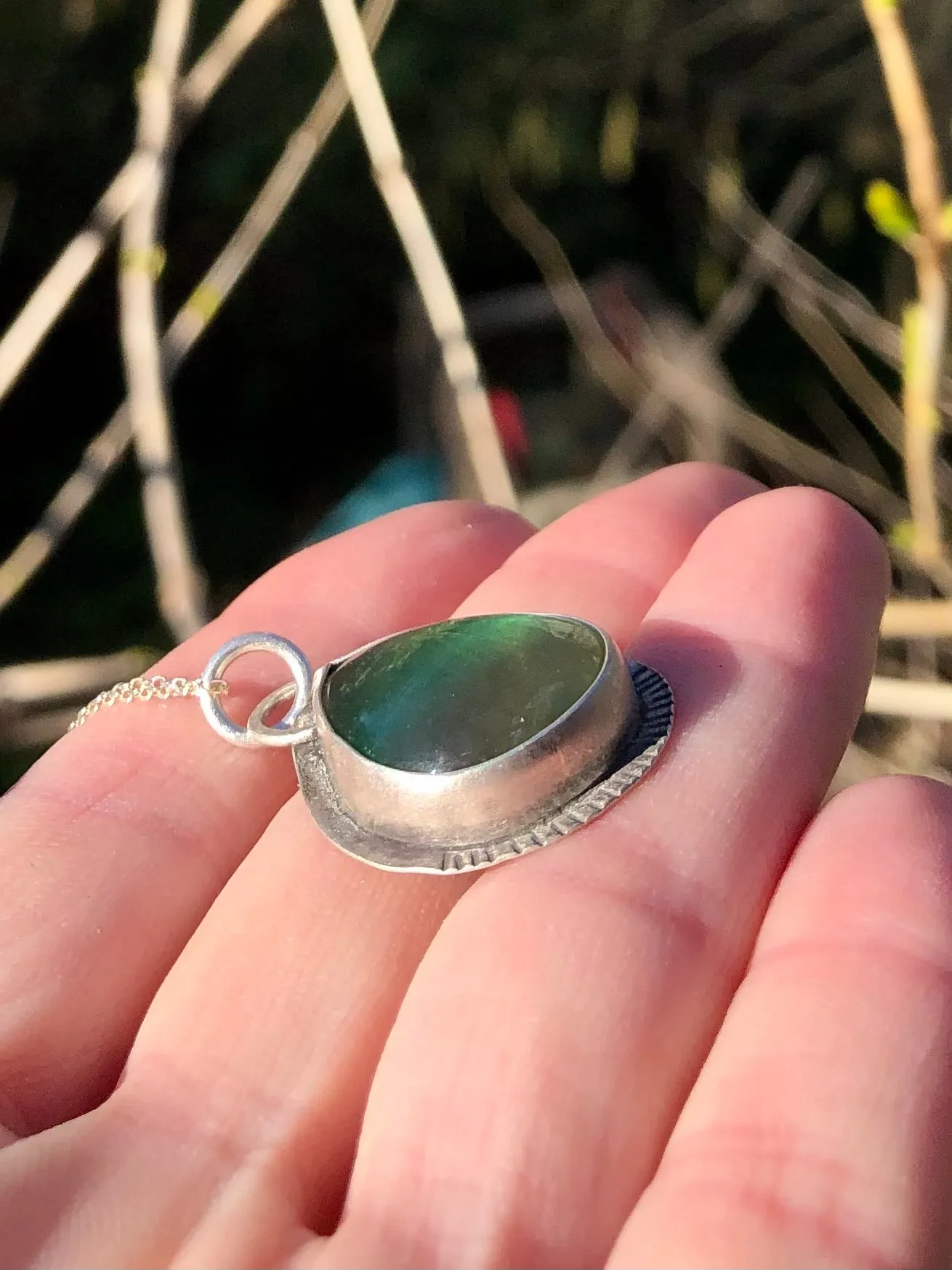 Banded Fluorite Necklace