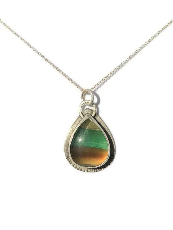 Banded Fluorite Necklace