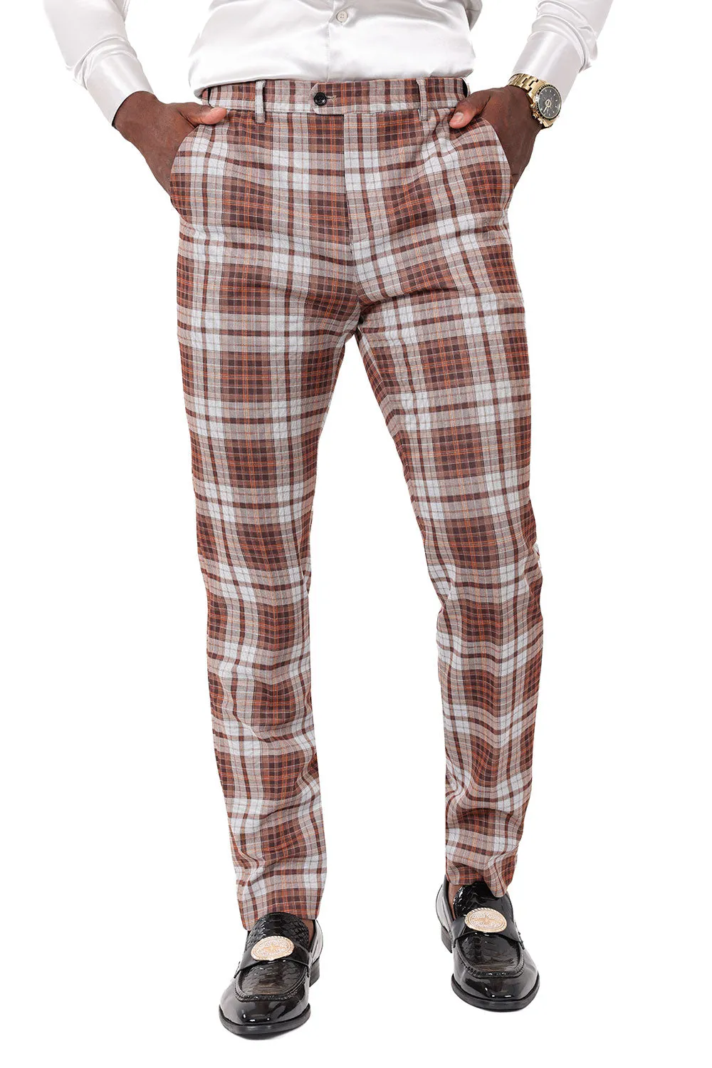 Barabas Kherson 2CP191 Chino Slim Fit Pants Rust