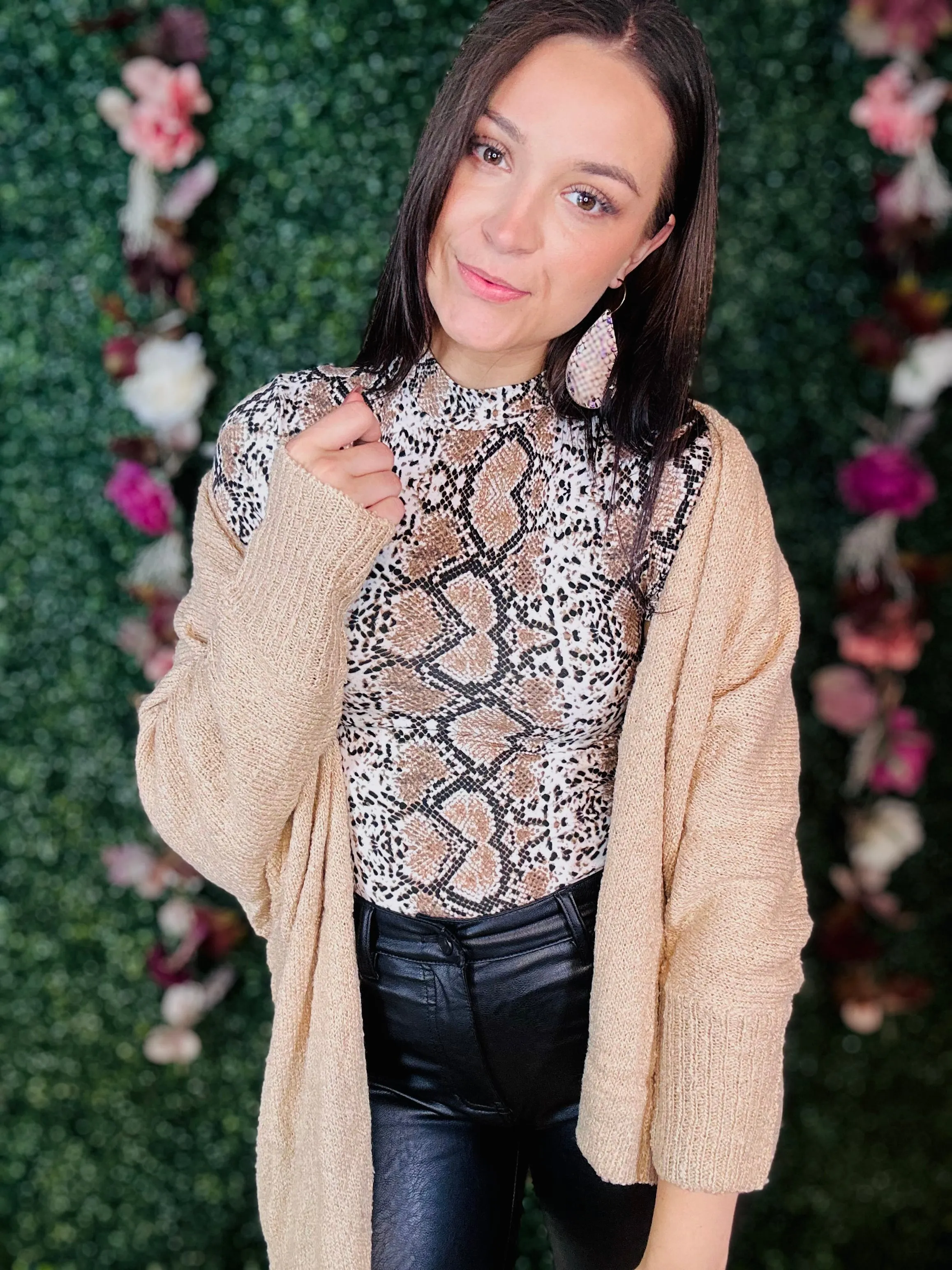 Be There For Me Cardigan - Beige