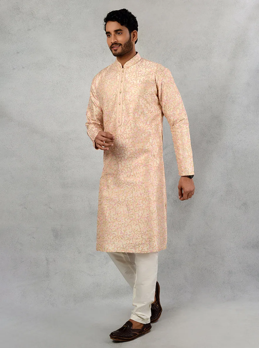 Beige Kurta Pajama | TULA