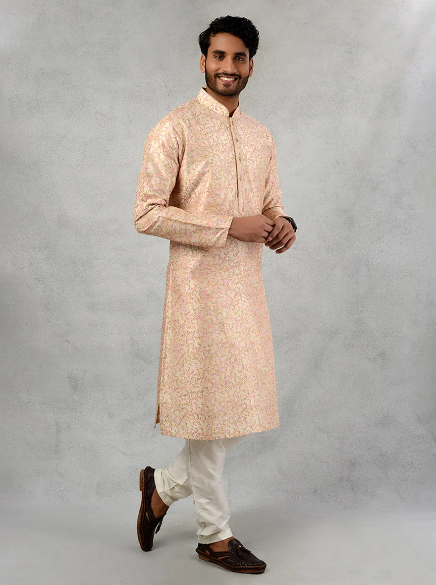 Beige Kurta Pajama | TULA