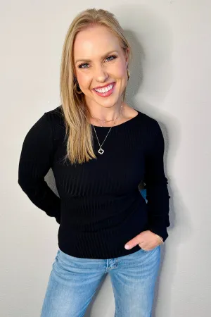 Bennie Long Sleeve Knit Top