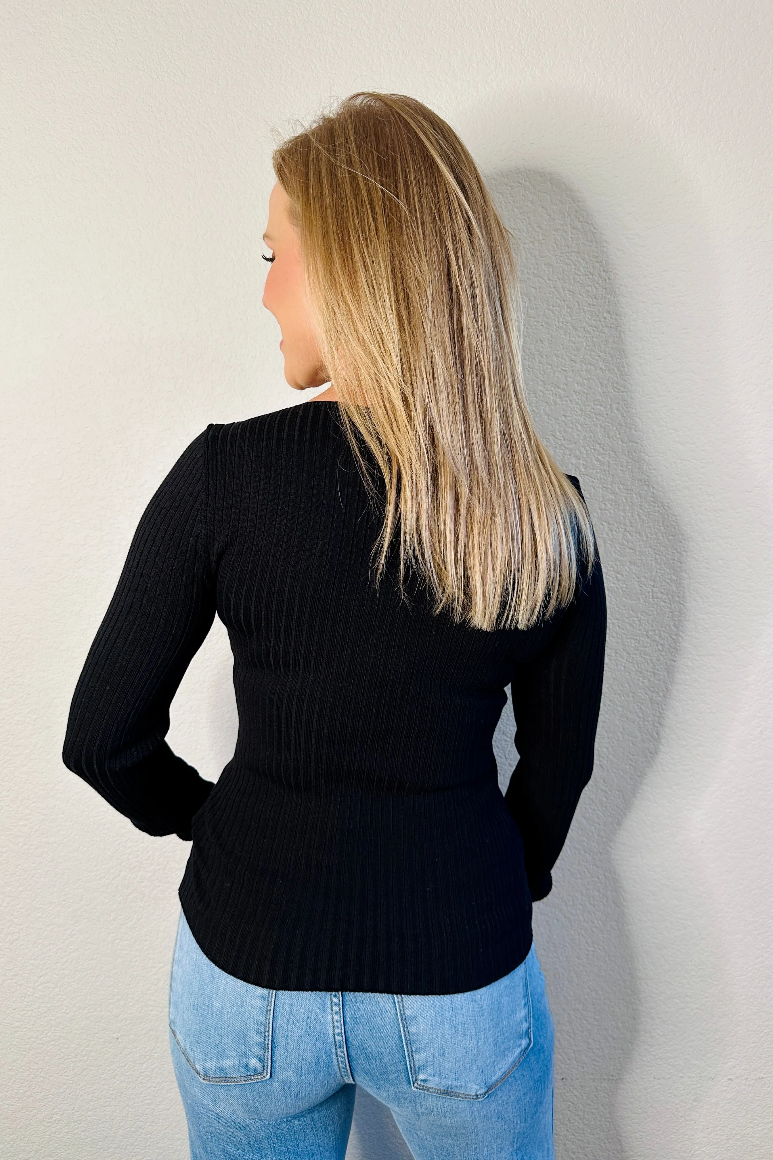 Bennie Long Sleeve Knit Top