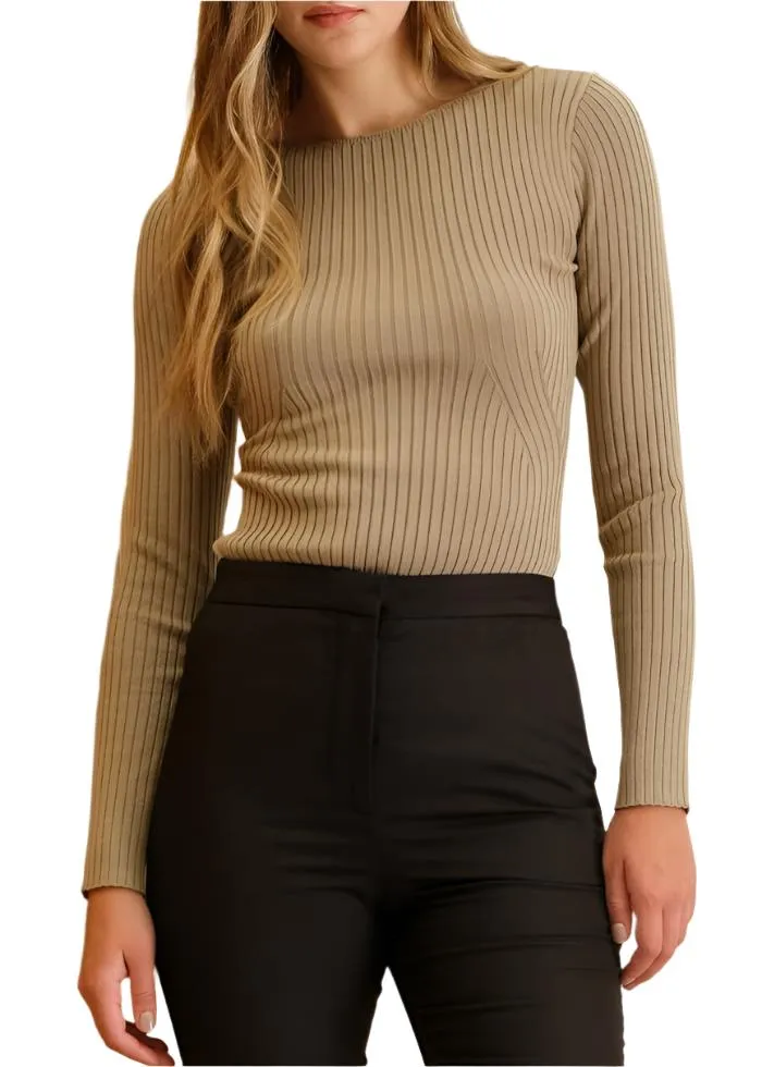 Bennie Long Sleeve Knit Top
