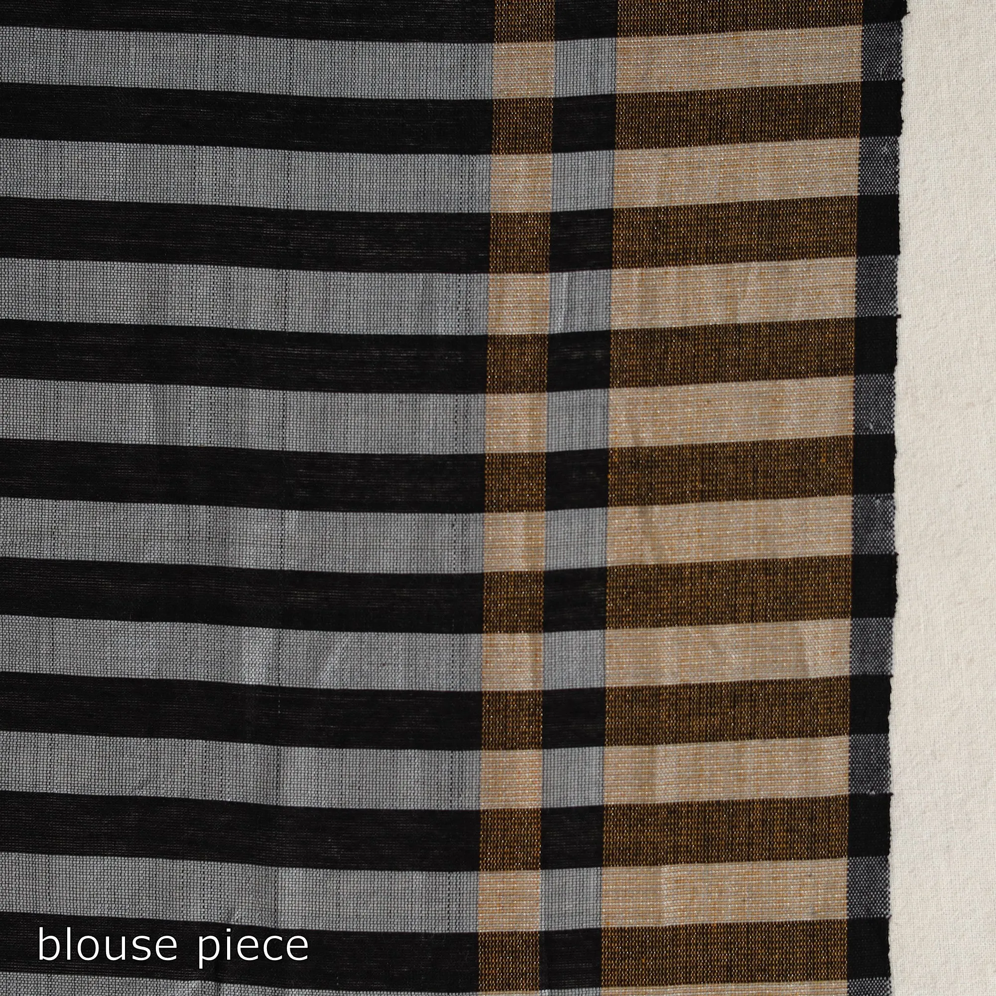 Black - Festive Desi Tussar Silk Bhagalpuri Handloom Saree 04