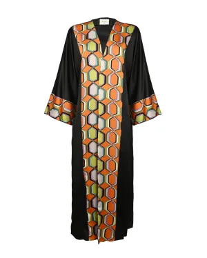 Black Lilly Everyday Abaya