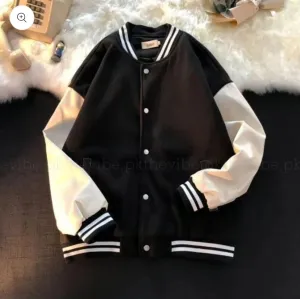 BLACK VARSITY JACKET