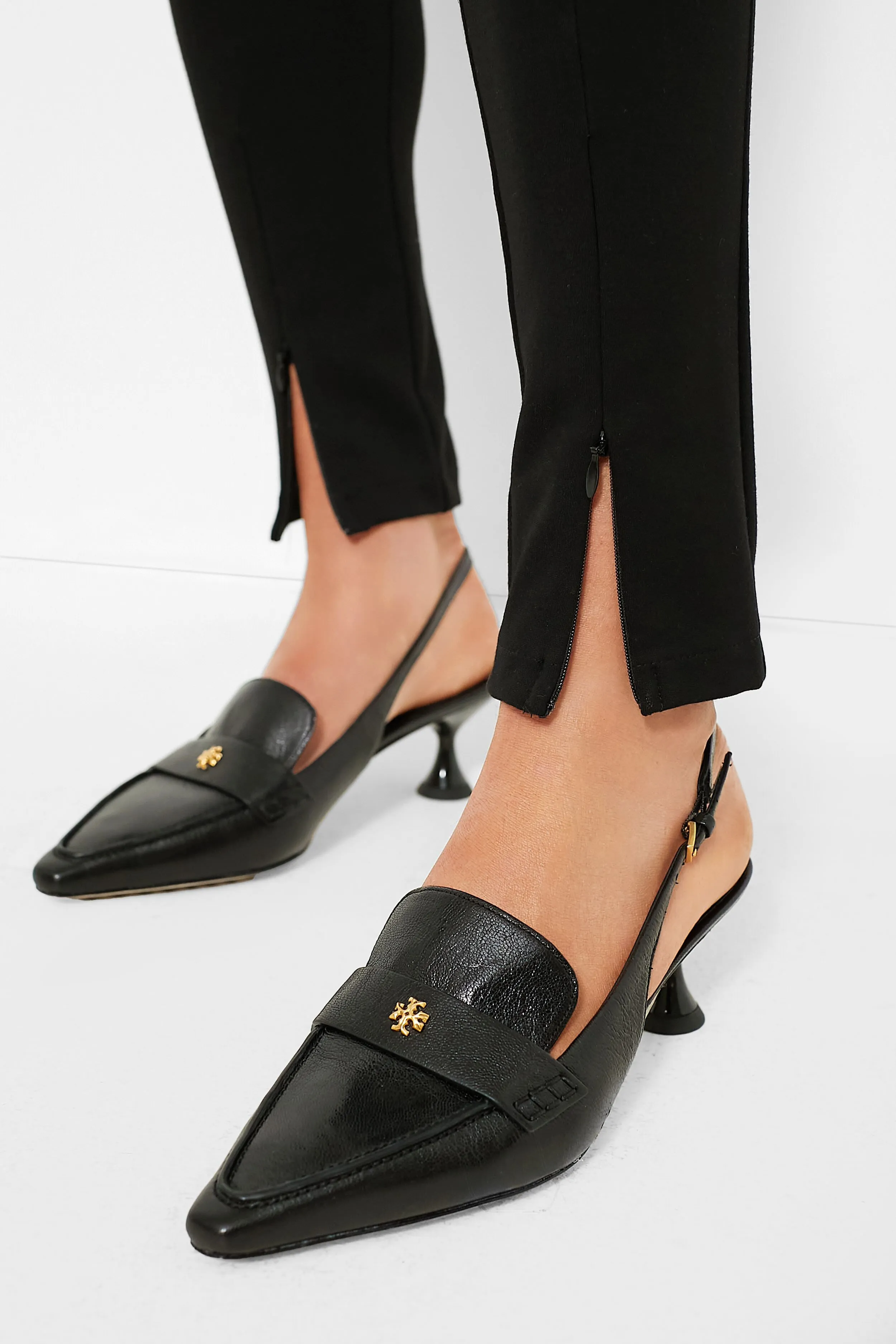Black Zip Layering Pant