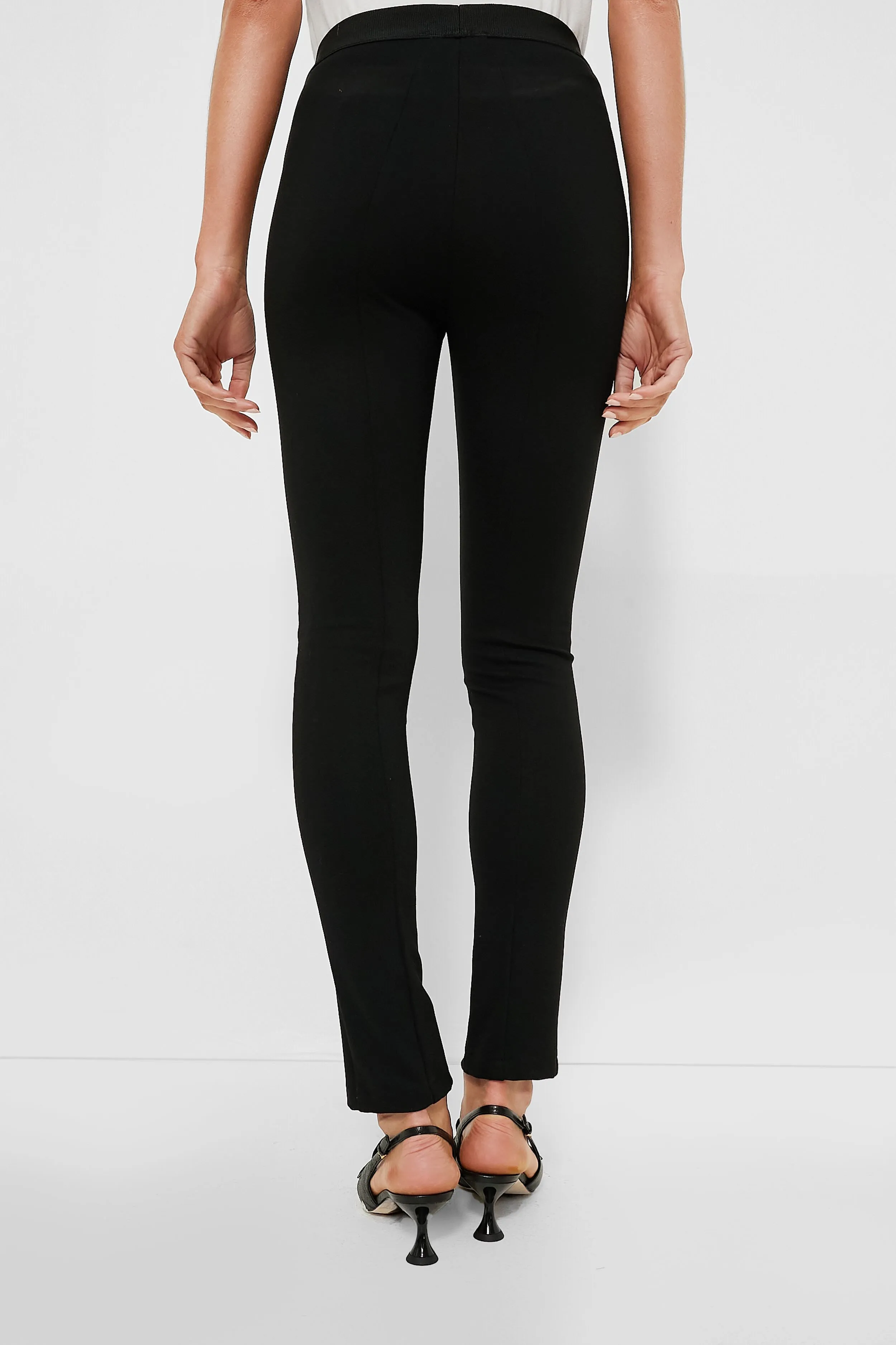Black Zip Layering Pant