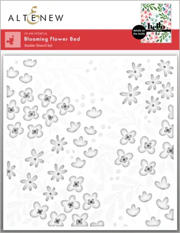 Blooming Flower Bed Stencil Set (3 in 1)
