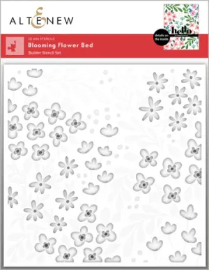 Blooming Flower Bed Stencil Set (3 in 1)
